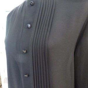 RATELLA BLACK SILKY BLOUSE